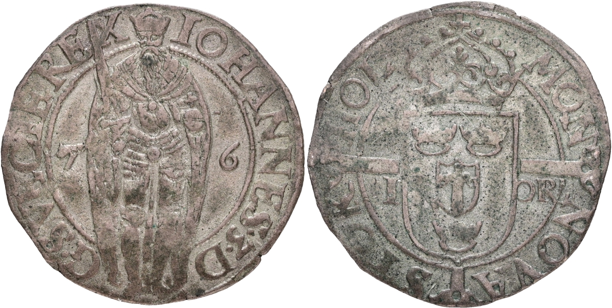 JOHAN III (1568-1592). Öre 1576.