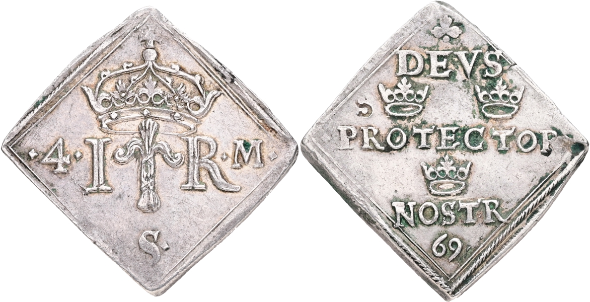 JOHAN III (1568-1592). 4 mark 1569.