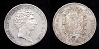 KARL XIV JOHAN (1818-1844). STOCKHOLM. 1/3 riksdaler 1829.