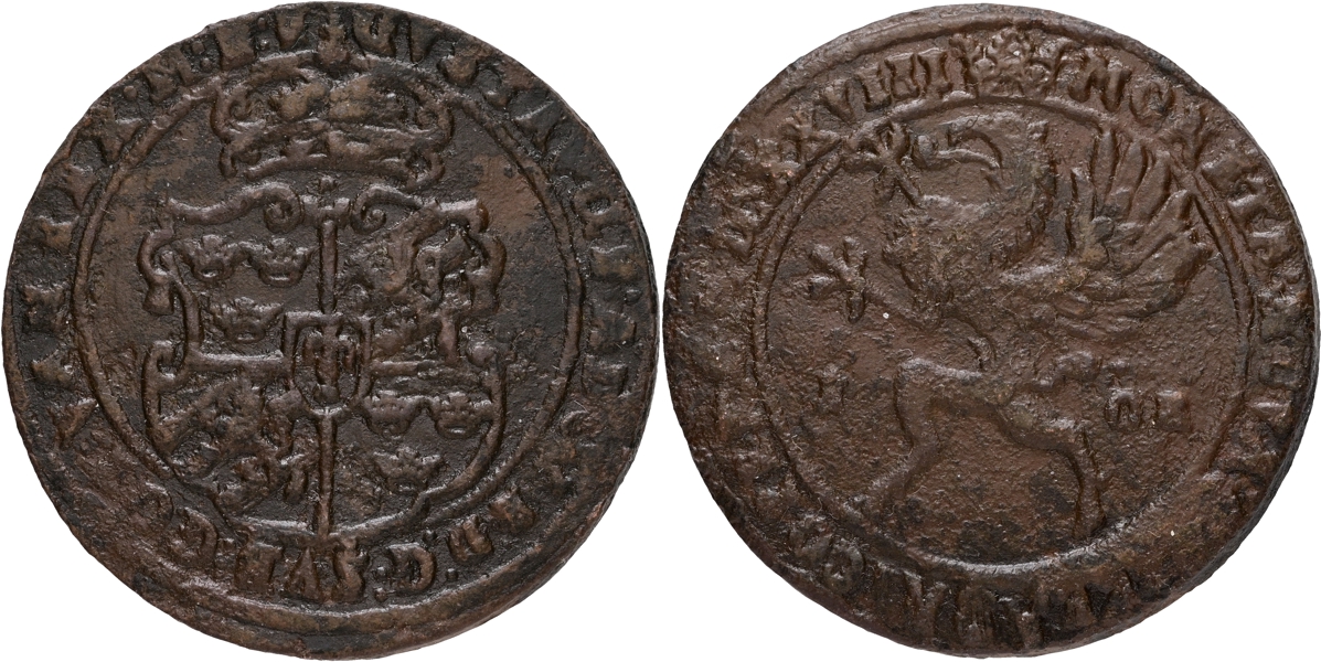 GUSTAV II ADOLF (1611-1632). Öre 1628.