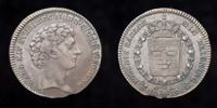 KARL XIV JOHAN (1818-1844). STOCKHOLM. 1/6 riksdaler 1819.