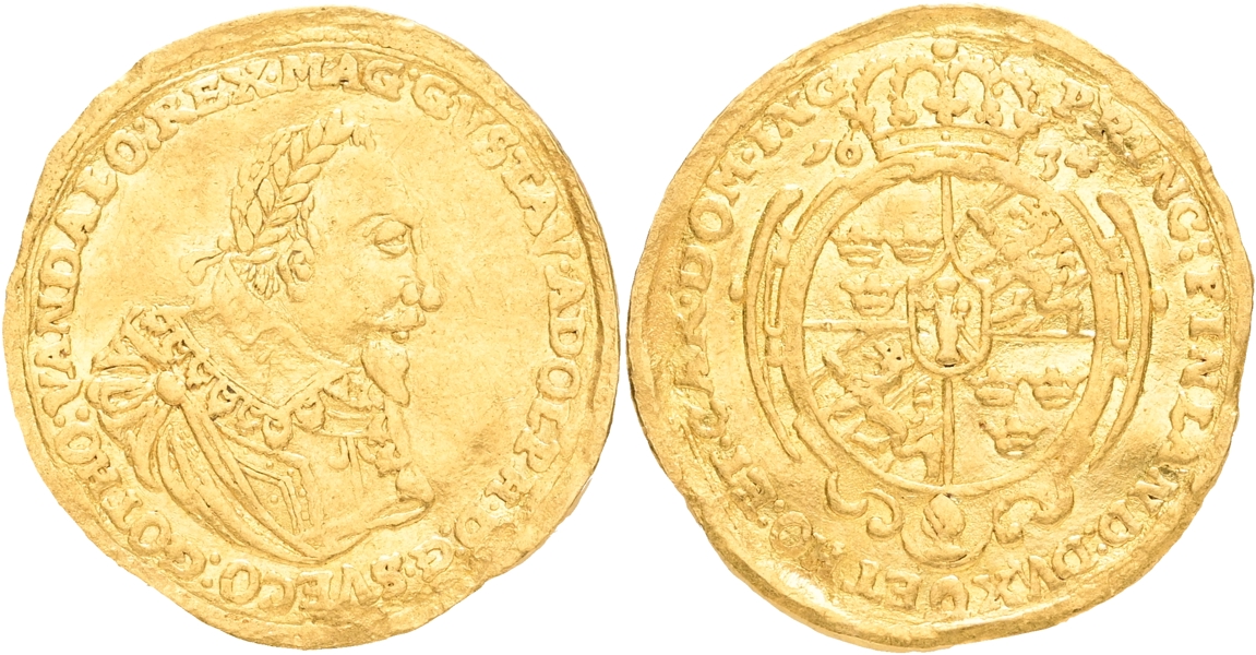 GUSTAV II ADOLF (1611-1632). Dukat 1634.