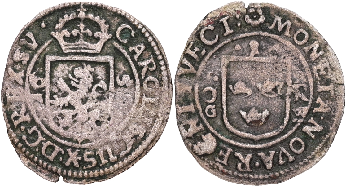 KARL X GUSTAV (1654-1660). Öre 1659.