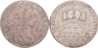 KARL XII (1697-1718). 2 mark 1697. Kastmynt till kungens kröning.