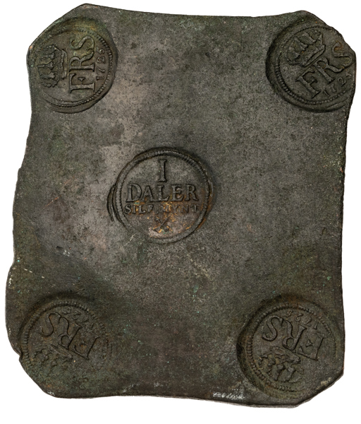 FREDRIK (1720-1751). Daler SM 1725.