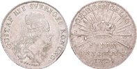 GUSTAV III (1771-1792). 1/3 riksdaler 1792. Kastmynt till kungens begravning.