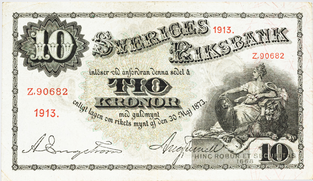 10 kronor 1913.
