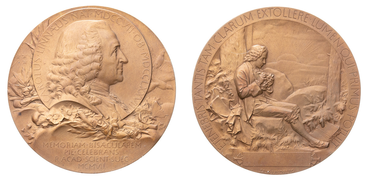 Carl von Linné (1707-1778) Botaniker.
