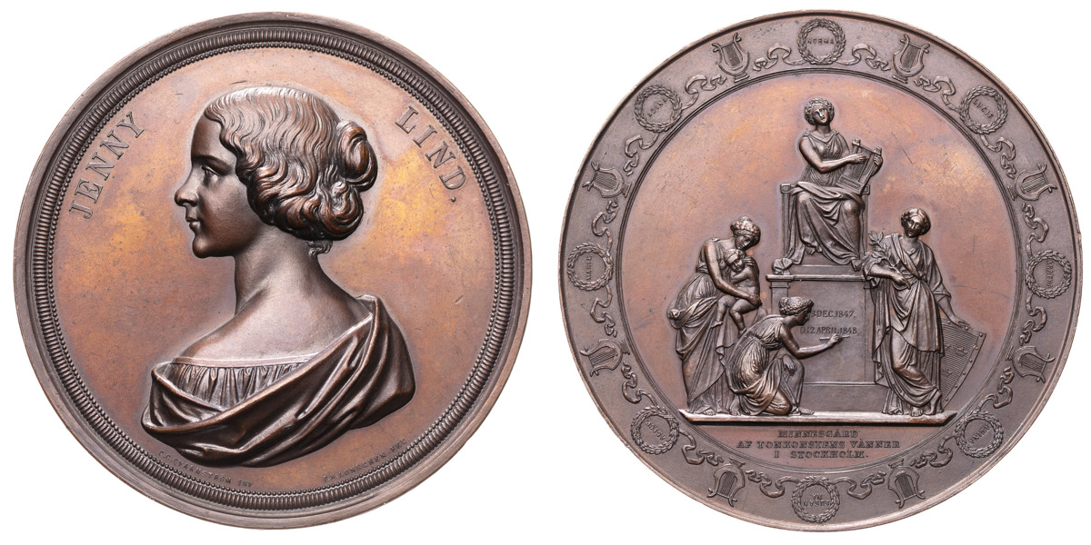 Lind, Jenny (1820-1887), världsberömd hovsångerska.