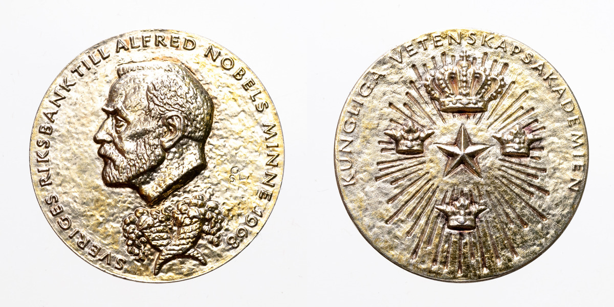Alfred Nobel (1833-1896), donator.