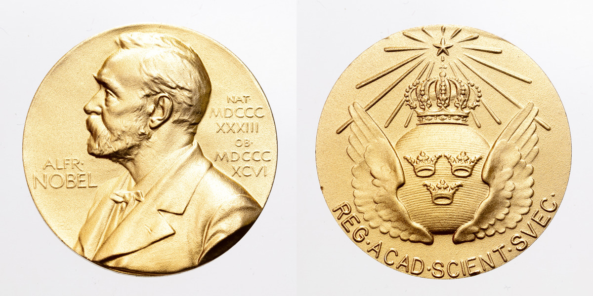 Alfred Nobel (1833-1896), donator.