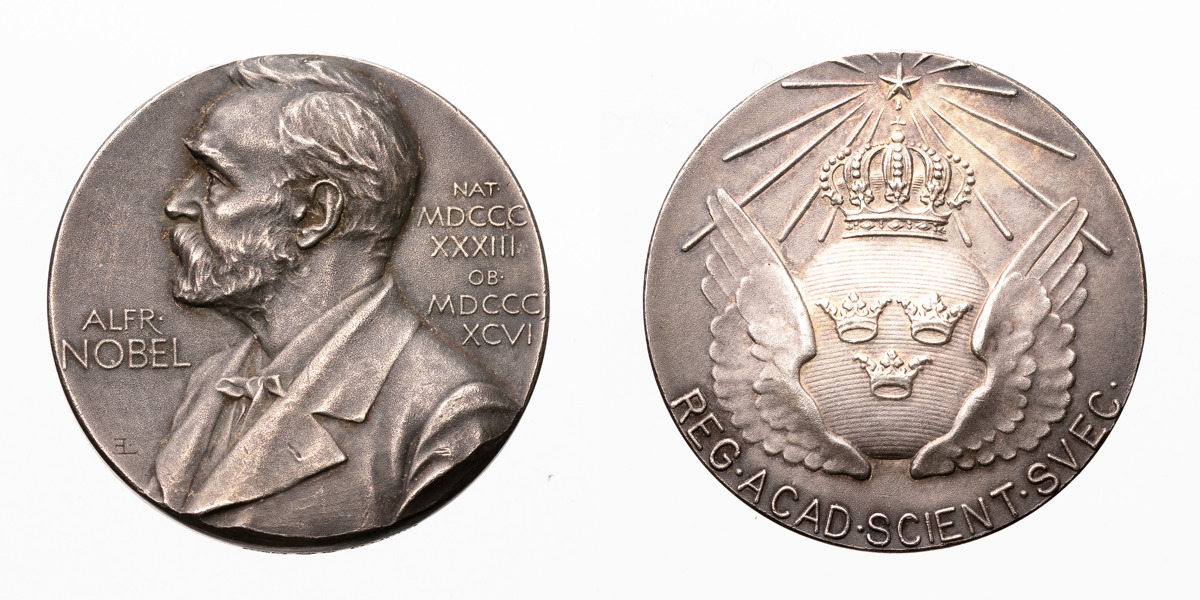 Alfred Nobel (1833-1896), donator.