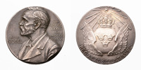Alfred Nobel (1833-1896), donator.