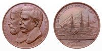 Adolf Erik Nordensköld (1832-1901) Polarforskare & Palander, Loius (1842-1920), amiral.