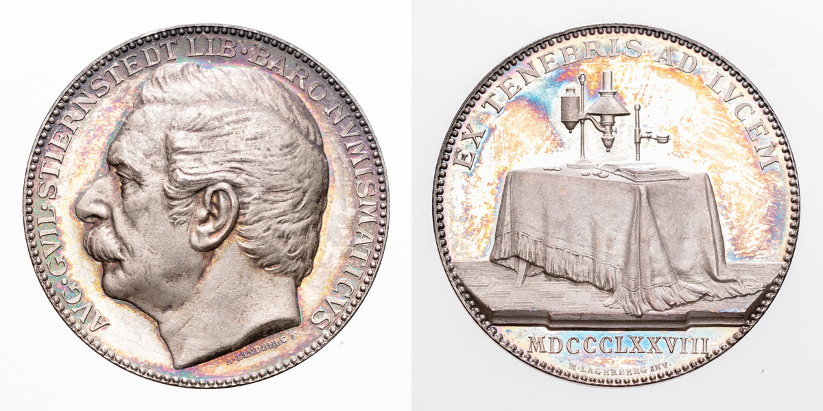 August Wilhelm Stiernstedt (1812-1880), riksheraldiker, numismatiker.