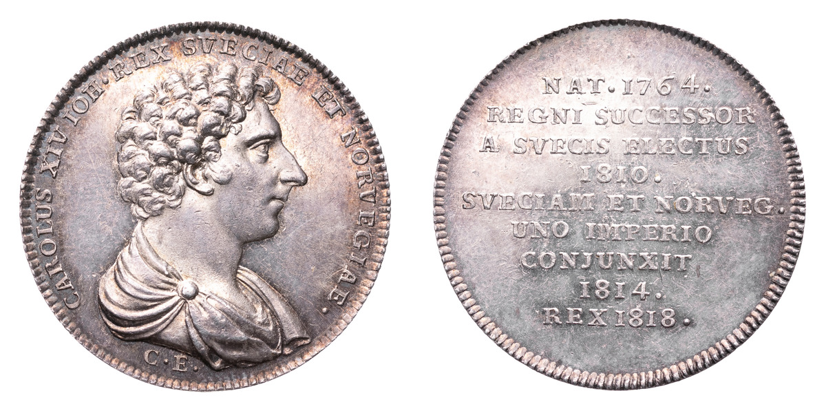 Karl XIV Johan tillträder som kung av Sverige den 5 februari 1818.