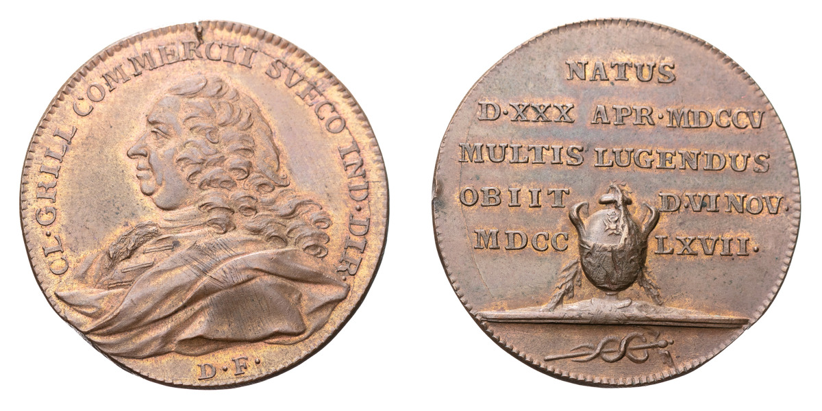 Clas Grill (1705-1767) köpman, bankir.