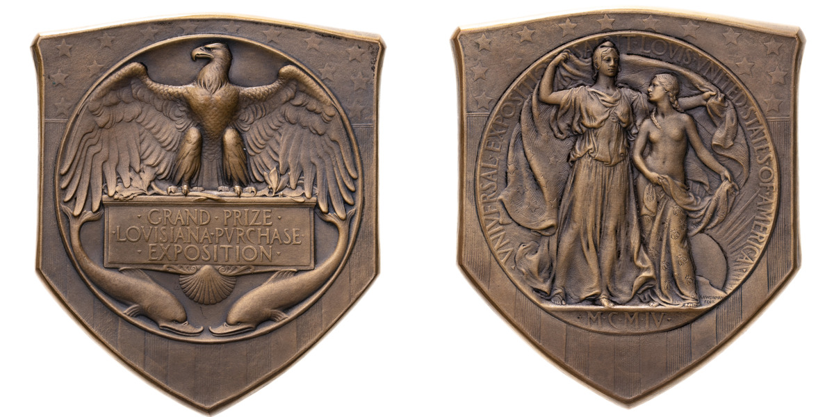 Grand Prize Medal of the Louisiana Purchase Exposition 1904.
