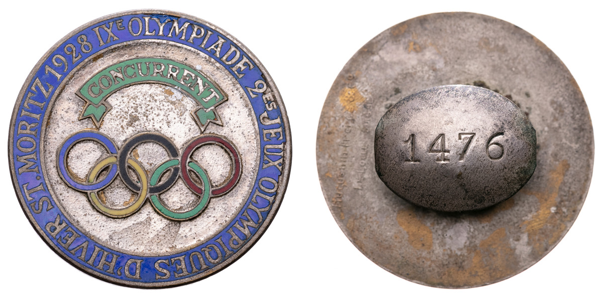 St Moritz 1928 Winter Olympic.