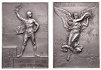 Prismedalj från olympiska spelen i Paris 1900.