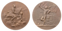 Minnesmedalj från Monnaie de Paris 1900.