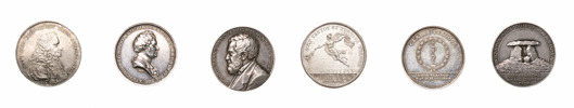 Tre akademimedaljer, Lot of 3