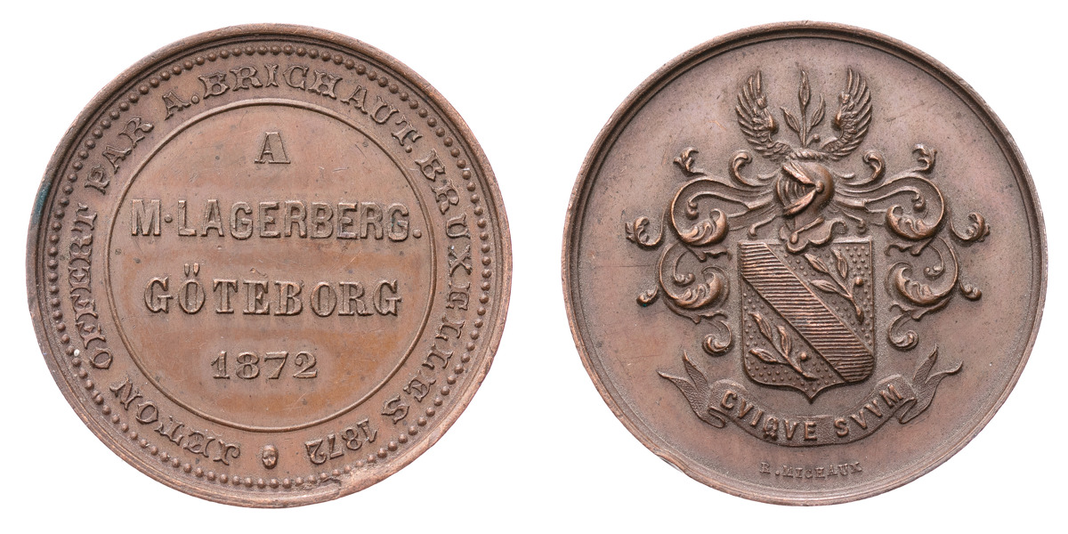 Magnus Lagerberg (1844-1920) Numismatiker.