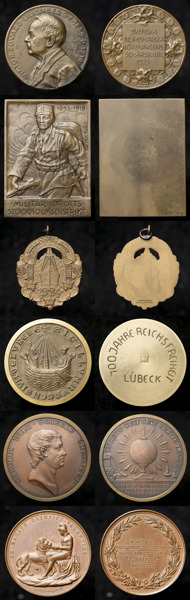 Viktor Edvard Lilienberg (1839-1916), major, medaljforskare, SNF:s ordförande 1906-1916 / SNF:s 50-årsjubileum.
