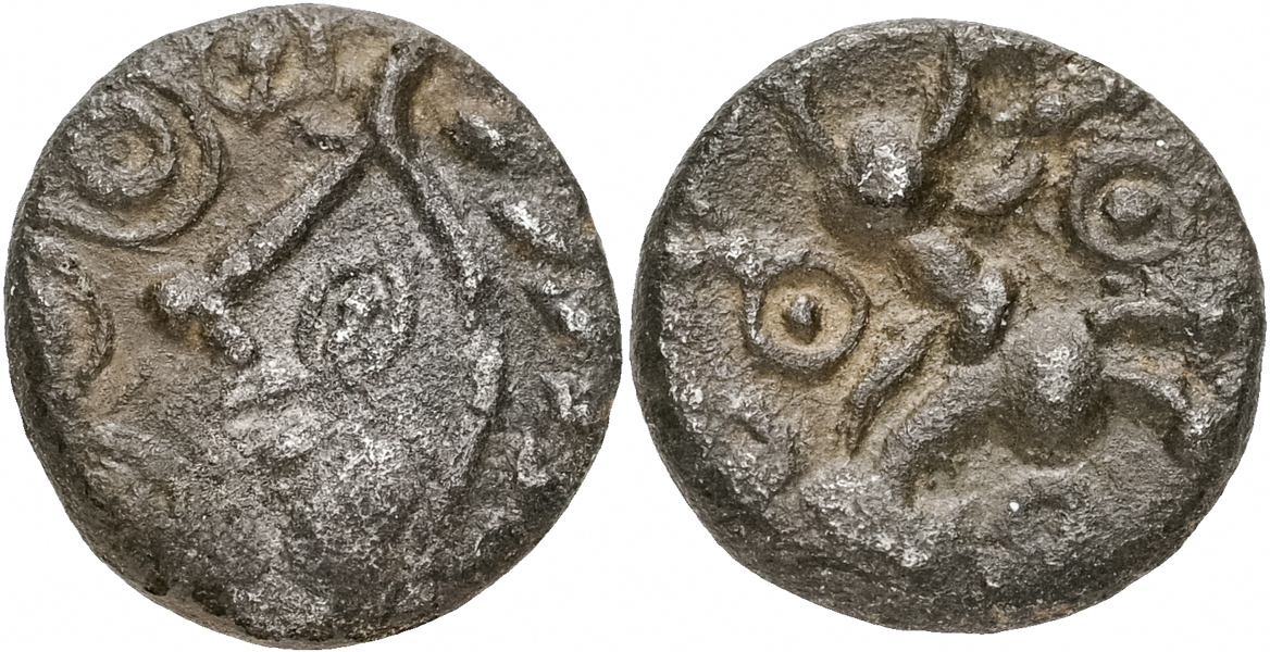CELTIC BRITAIN, King Commius (45-30 B.C.). AR minim