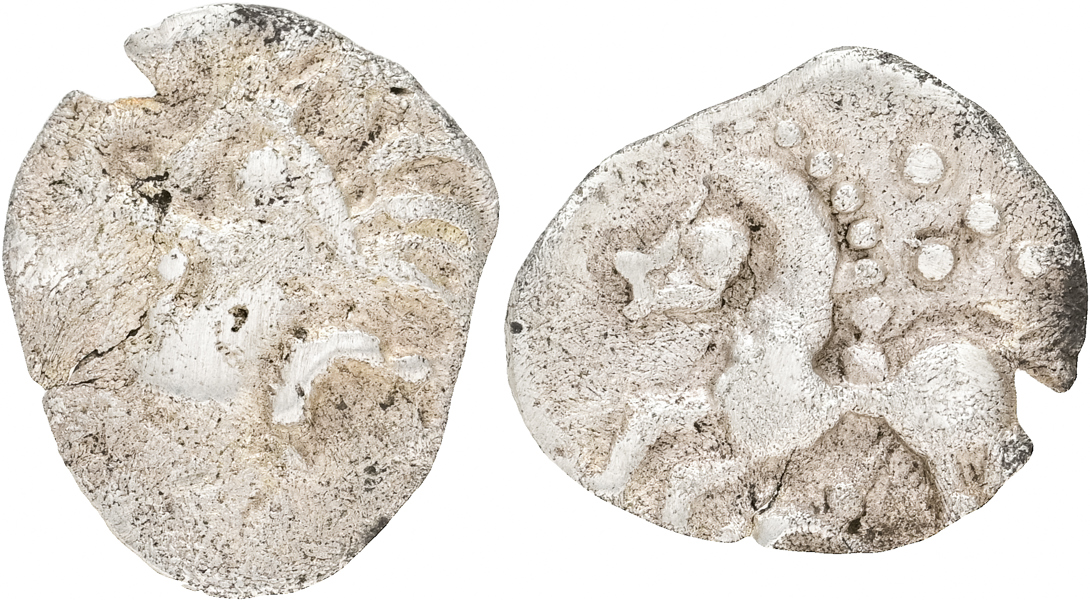 CELTIC CENTRAL EUROPE, VINDELICER (1st century B.C.). AR minim