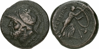 ITALY. BRUTTIUM, BRETTIAN LEAGUE (215-205 B.C.). AE 27