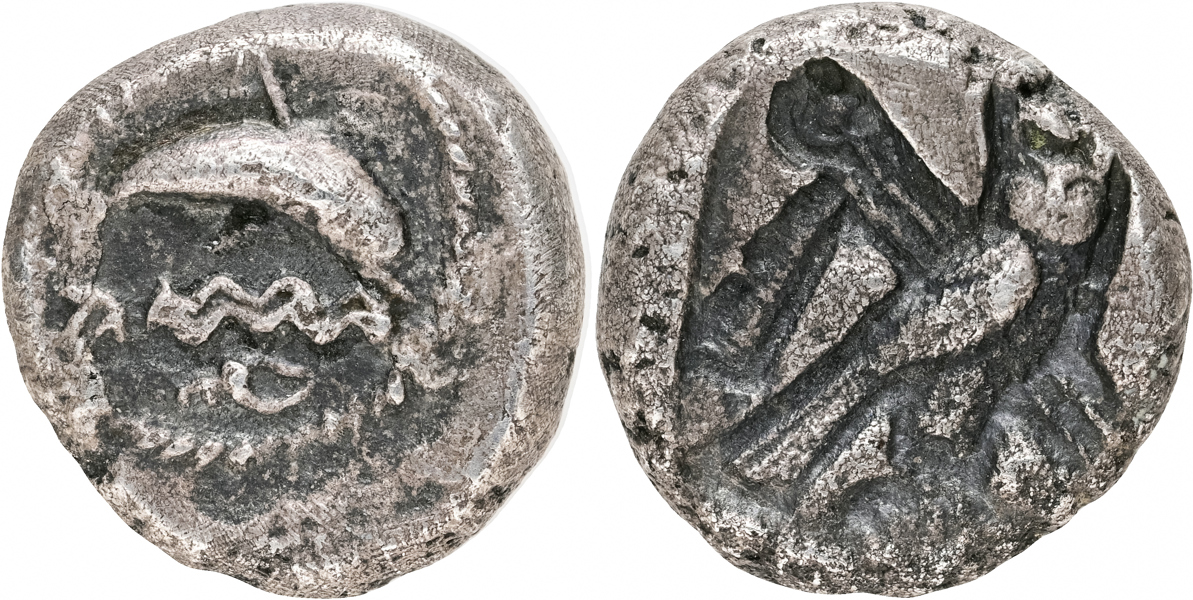PHOENICIA TYRE (Ca 450 B.C.). AR half shekel
