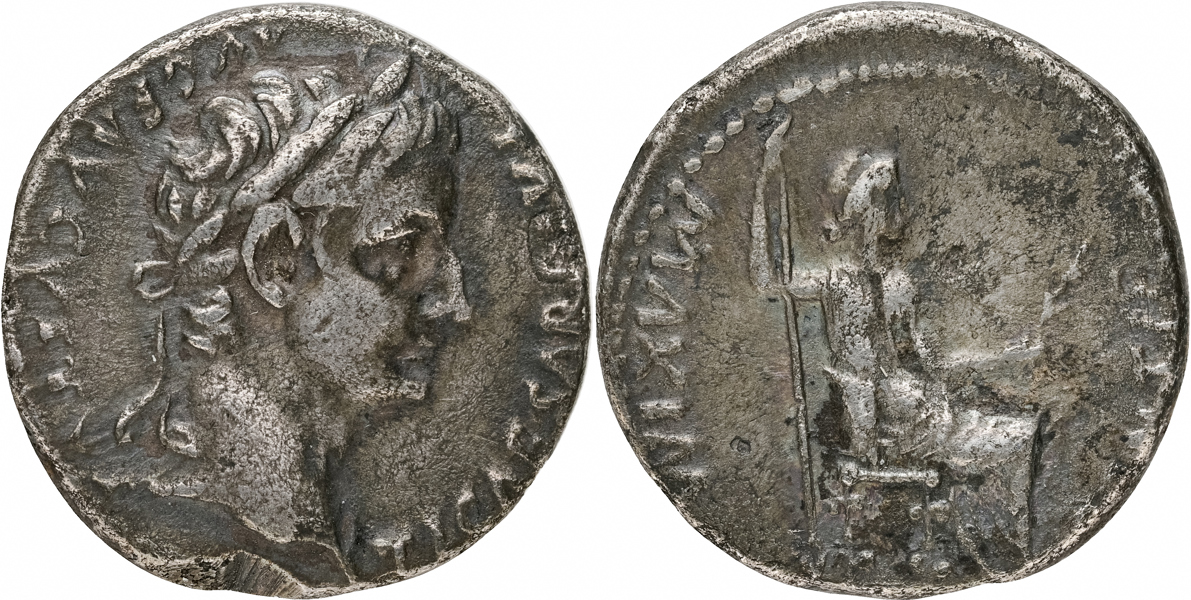 TIBERIUS (A.D. 14-37). AR denarius