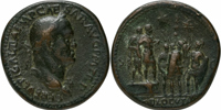 GALBA (A.D. 68-69). AE sestertius. Paduan type