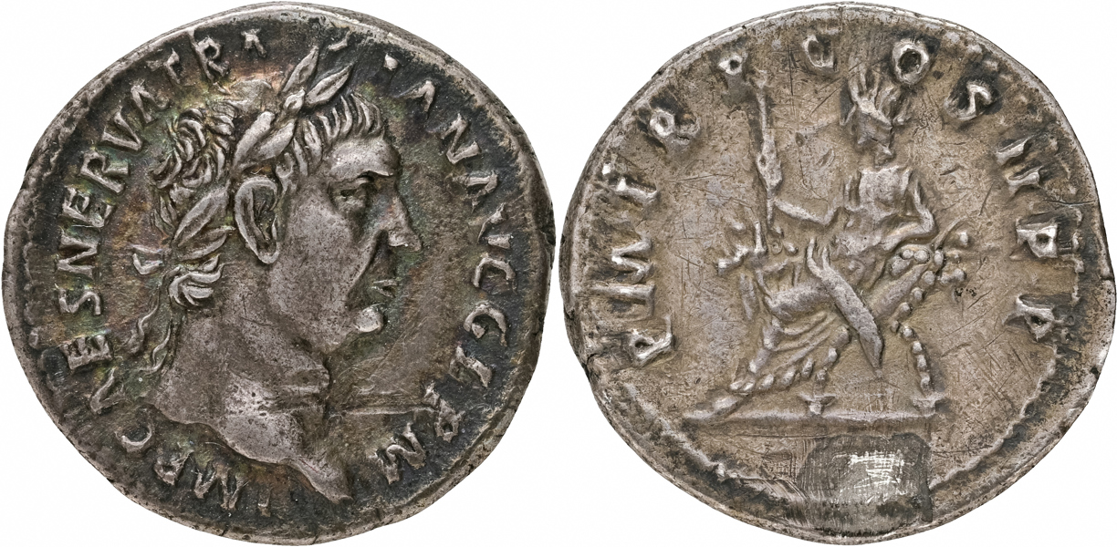 TRAJAN (A.D. 98-117). AR denarius