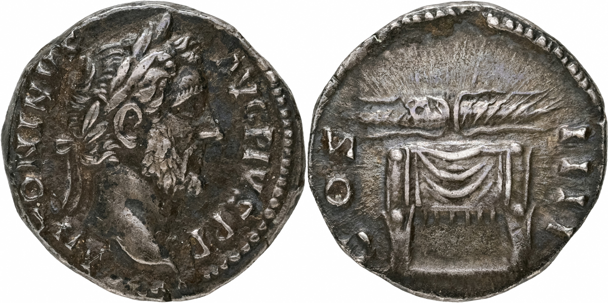 ANTONINUS PIUS (A.D. 138-161). AR denarius