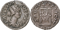 FAUSTINA JUNIOR. AR denarius