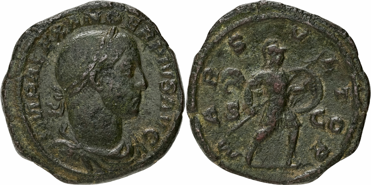 SEVERUS ALEXANDER (A.D. 232). AE sestertius
