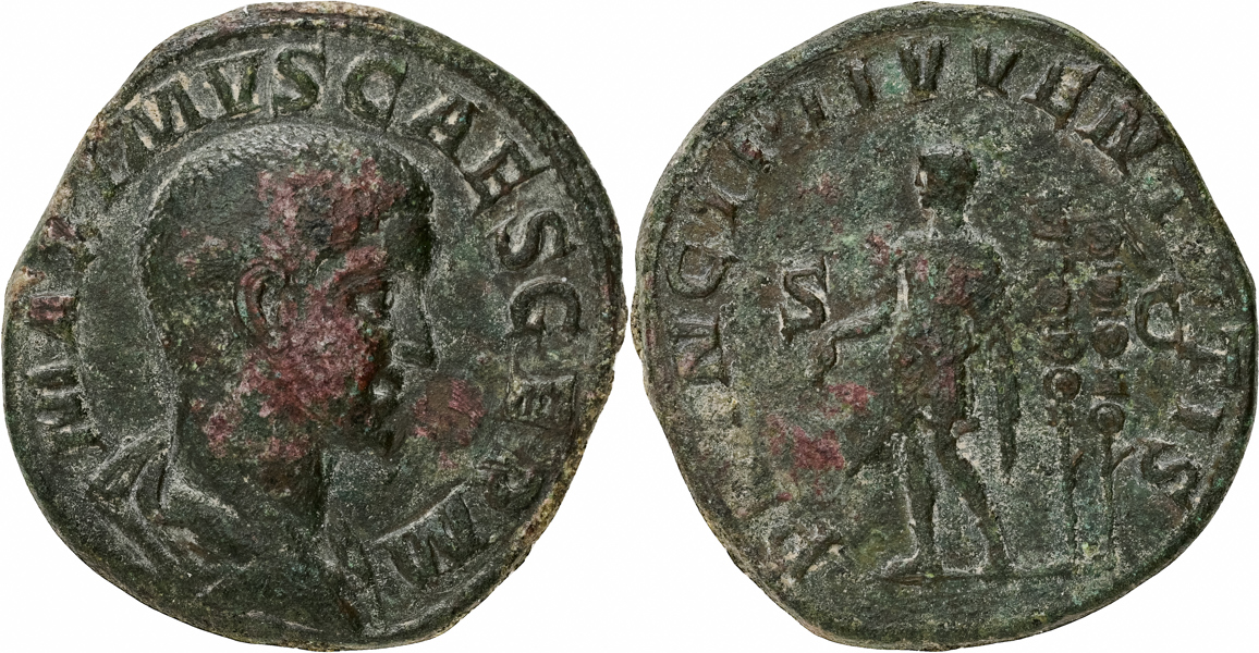 MAXIMUS. AE sestertius