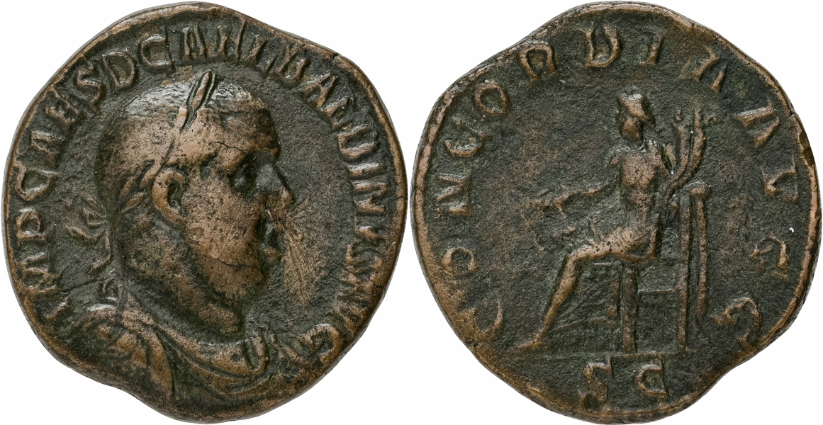 BALBINUS (A.D. 238). AE sestertius
