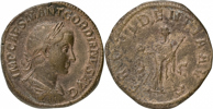 GORDIAN III (A.D. 238-244). AE sestertius