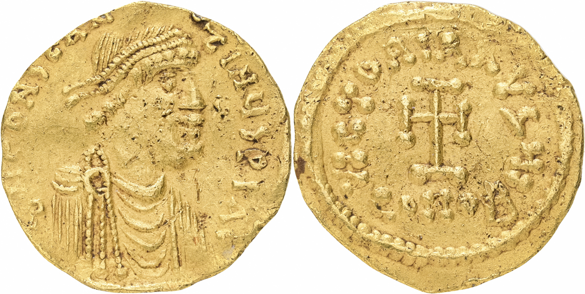 CONSTANS II (A.D 641-668). AV tremissis
