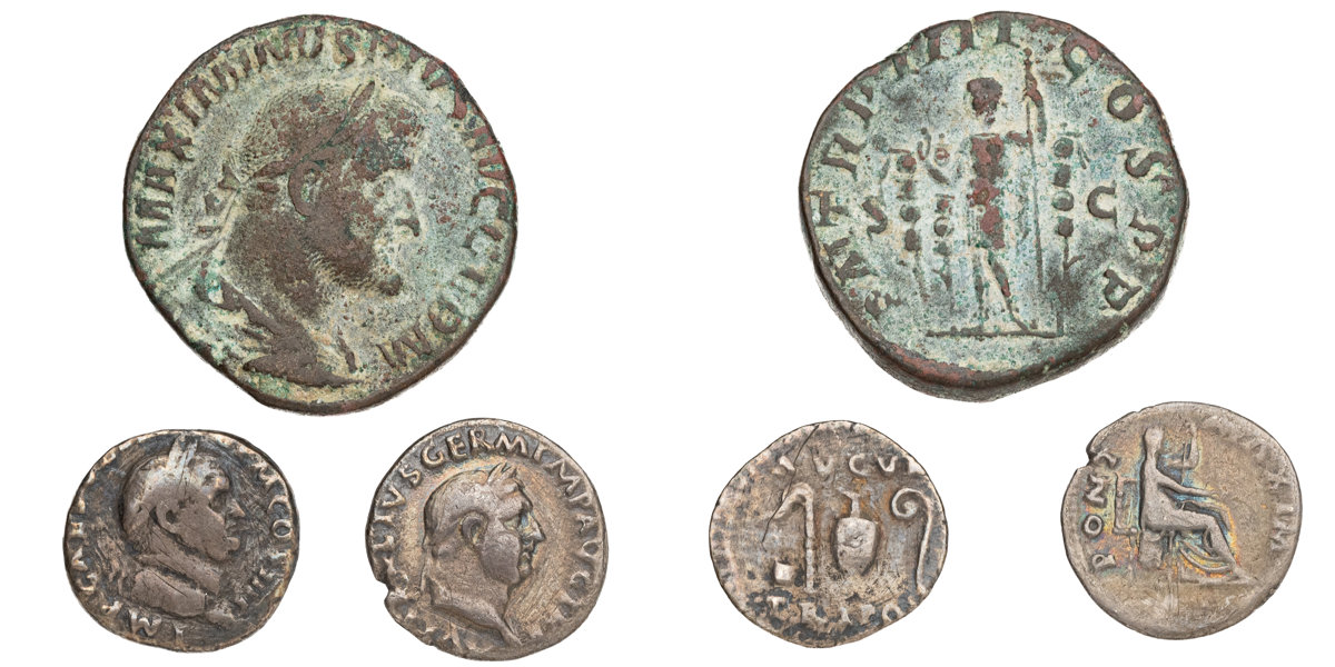 ROMAN COINS. Lot of 3