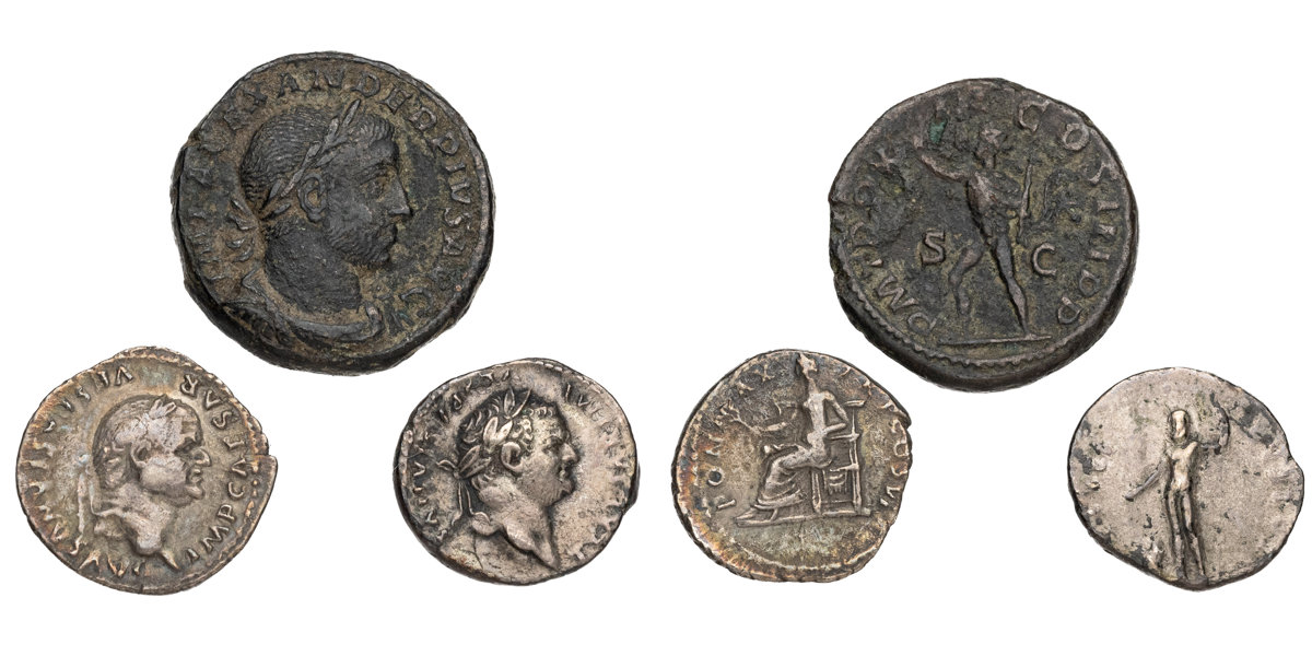 ROMAN COINS. Lot of 3