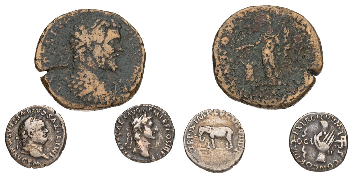 ROMAN COINS. Lot of 3