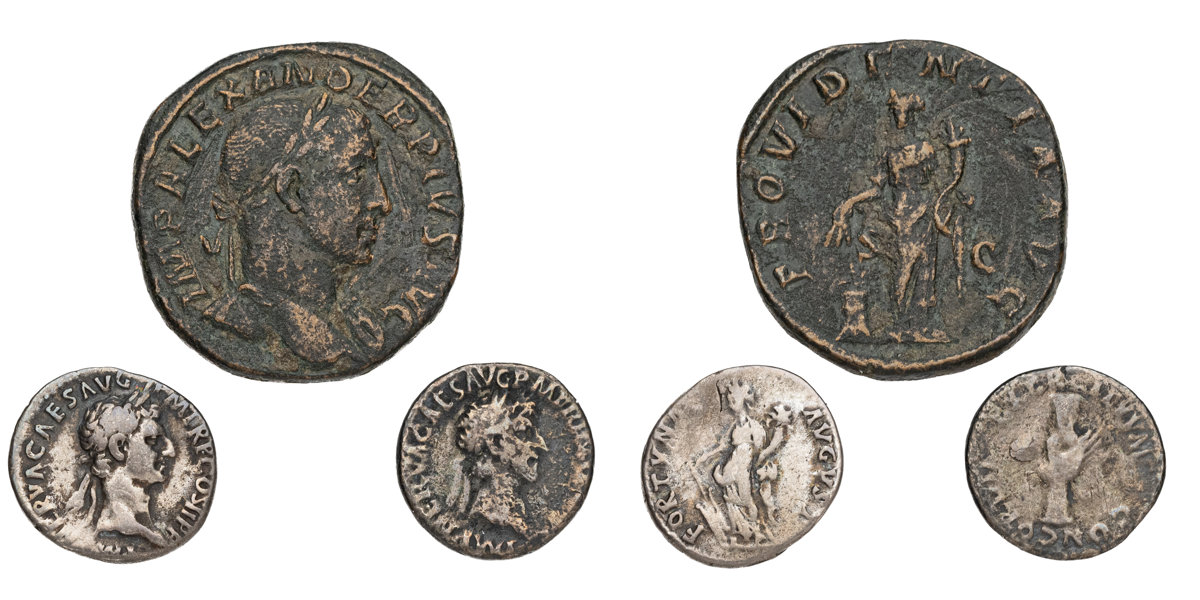 ROMAN COINS. Lot of 3