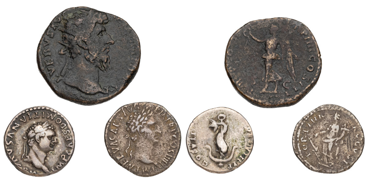 ROMAN COINS. Lot of 3