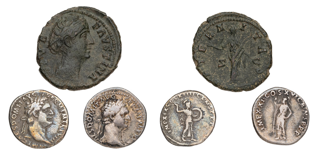 ROMAN COINS. Lot of 3
