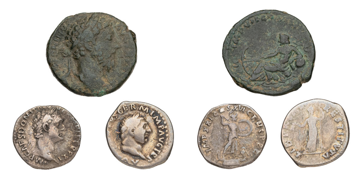 ROMAN COINS. Lot of 3