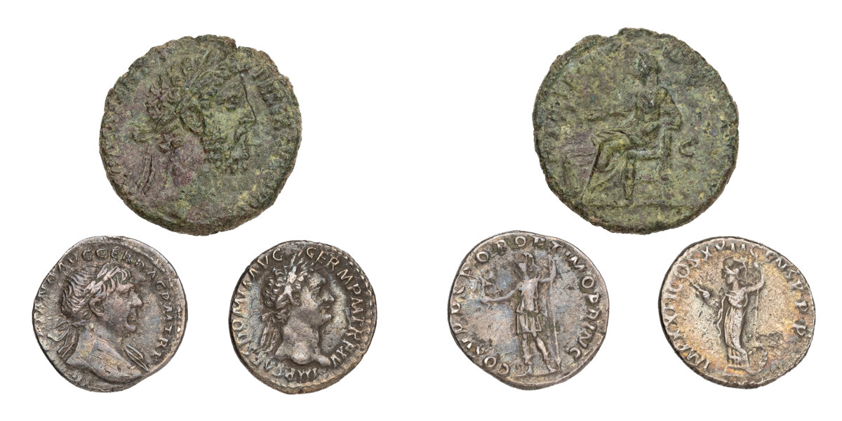 ROMAN COINS. Lot of 3